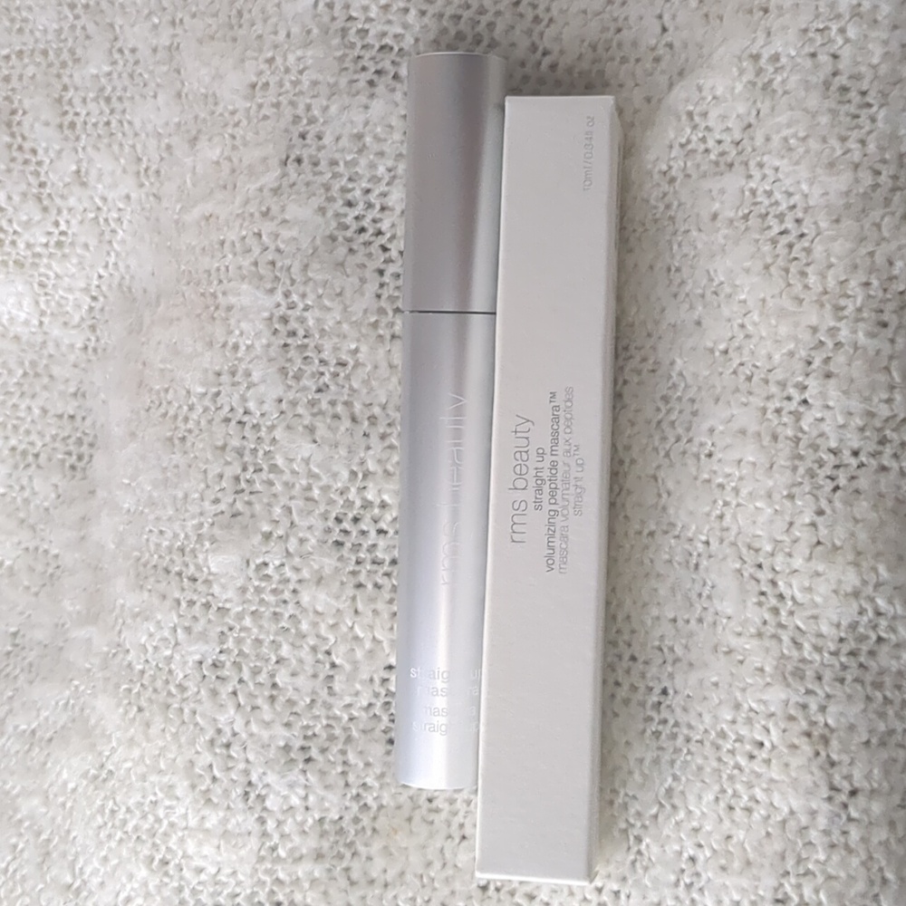 RMS Beauty Straight Up Volumizing Peptide Mascara in Black, 10ml/0.34fl …